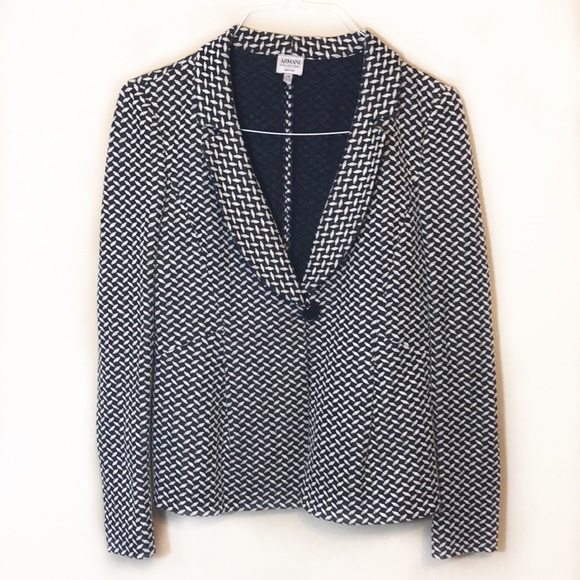 Armani Collezioni Jackets & Blazers - Armani | Patterned Italian Blazer